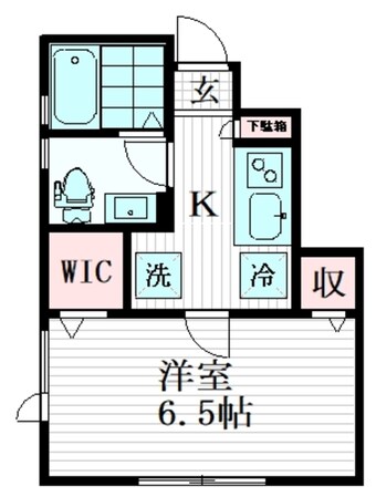 セゾンあざみの物件間取画像